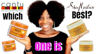 Shea Moisture Deep Hair Mask VS Cantu Masque / Which One is Better? My Honest Review and Opinion