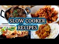 SIMPLE SLOW COOKER MEALS ~ 4 EASY RECIPES ~ CROCKPOT/SLOW COOKER 💙