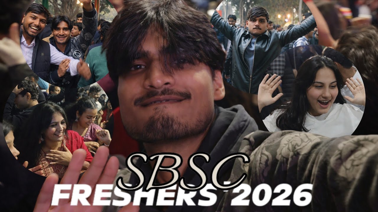 SBSC *FRESHERS PARTY, 2026* 🔥🥂 | SBSC Delhi University | freshers party celebration 🥵