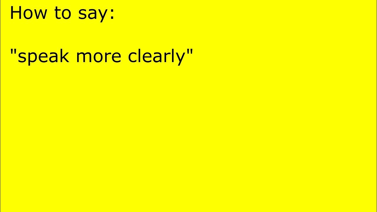 how-to-pronounce-speak-more-clearly-youtube