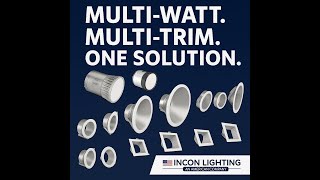 Incon CP Series J-Box LED Downlight | Multi-Watt, Multi-Trim, Professional Lighting