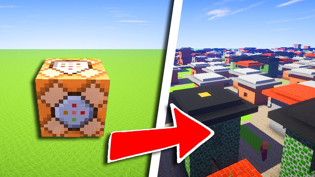 UN VILLAGE QUI SE CONSTRUIT TOUT SEUL DANS MINECRAFT ! - YouTube