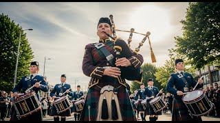 Epic Military Style Parade – Army Of Bagpipes | Epic Cinematic Scottish Bagpipes &amp; War Drums