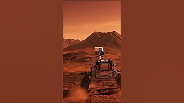 where earth 🌎, rover move on Mars surface #universe #science #nasa #marsrover #space #shorts