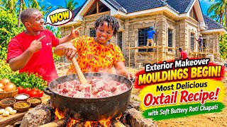 WOW! Dream Home Exterior Makeover Begins! 🏡 Never-Seen-Before Oxtail Feast & Buttery Roti!