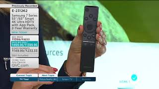 SAMSUNG 55″ 7000 Series – 4K Ultra HD Smart LED TV – 2160p, 120MR (Model#: UN55KU7000) Samsung 55
