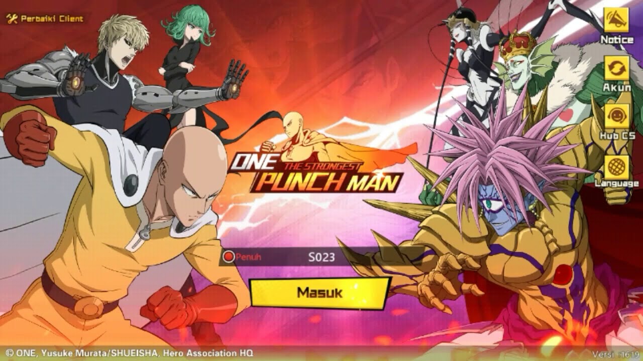 Game one punch man baru YouTube