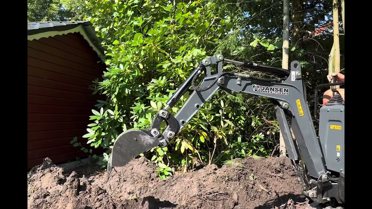 Kabelkanal Baggern mit Jansen MB-500