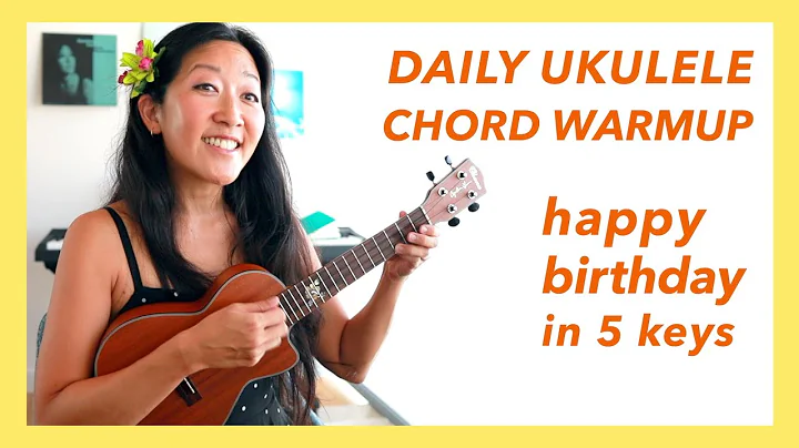 DAILY CHORD WARMUP  Beginner Ukulele Exercise: Hap...