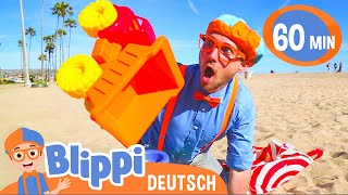 Blippi Deutsch - Blippi lernt zählen am Strand | Abenteuer und Videos für Kinder