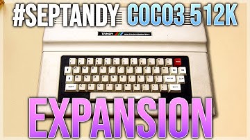 Tandy Color Computer 3 512K Memory Expansion Kit Install - BackBit