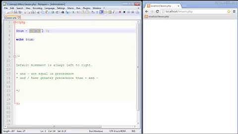 09 PHP Tutorial for Beginners   09   Operator precedence | Computer Monk 🔴