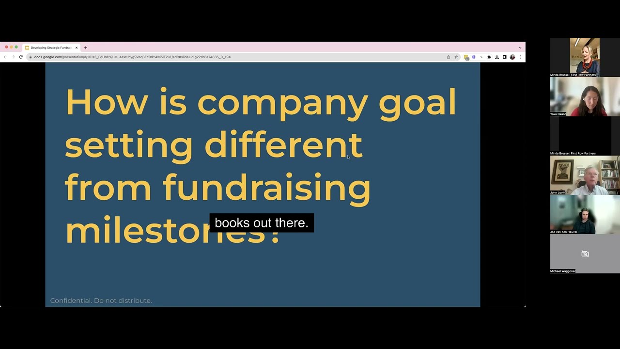 Milestone Development for Fundraising