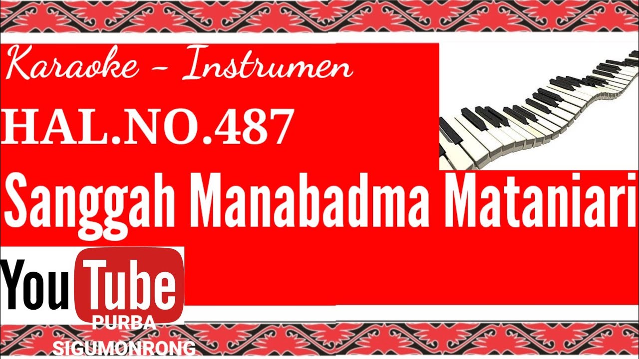 Sanggah Manabad Mataniari - Karaoke