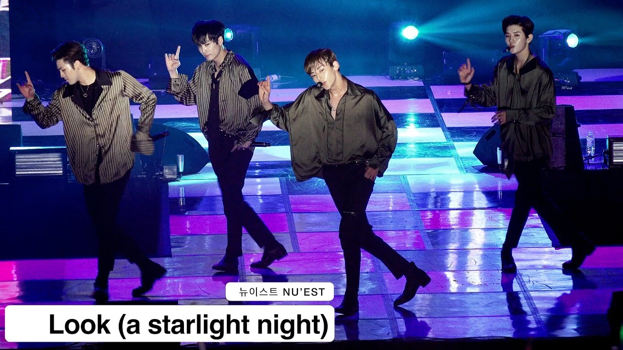 뉴이스트 NU’EST[4K 직캠]Look (a starlight night)@1125 Rock Music