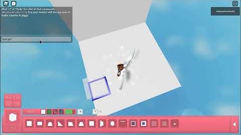 How to make a ladder in piggy build mode(need chairs)