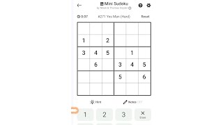 Linkedin Mini Sudoku Answer Today #271 | 9 may 2026 Linkedln Games - Minisudoku screenshot 5