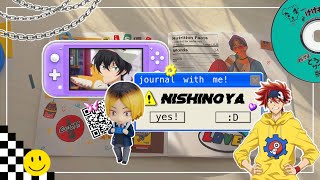 Anime Journal With Me Page 004 A Nishinoya Spread 彡