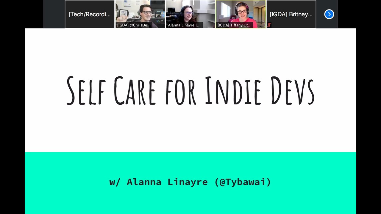 Self-Care for Indie Devs with Alanna Linayre