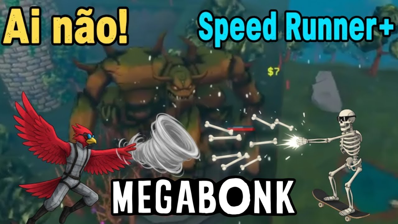 Sobrevivendo a loucura dos desafios Speed Runner+ e Ai Não | Megabonk ...