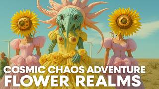 Cosmic Chaos Adventure: Flower Realms | AI-Generated Fantasy Animation