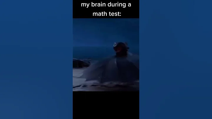My brain during the math test:
