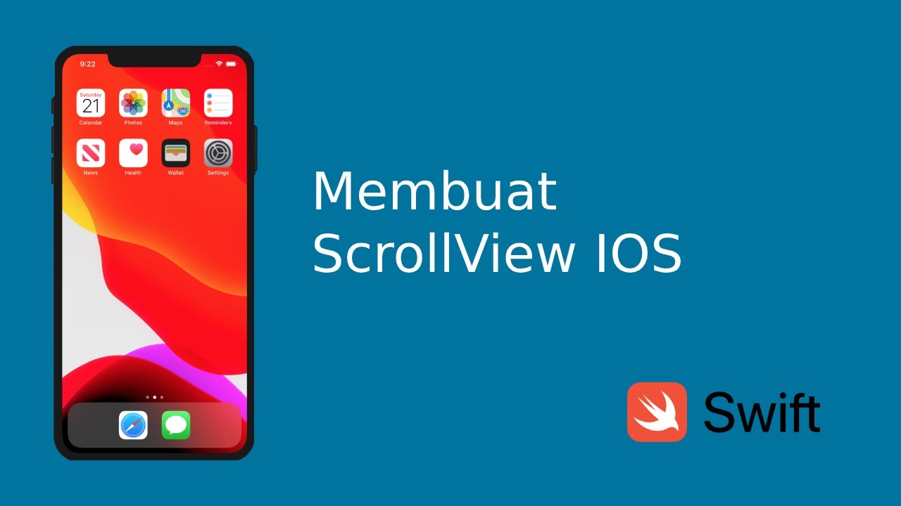 Tutorial IOS Swift : Membuat Scroll View pada Aplikasi IOS [Indonesia ...