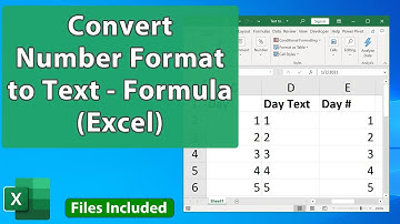 Text to Number Format Formula in Excel - Excel Quickie 77