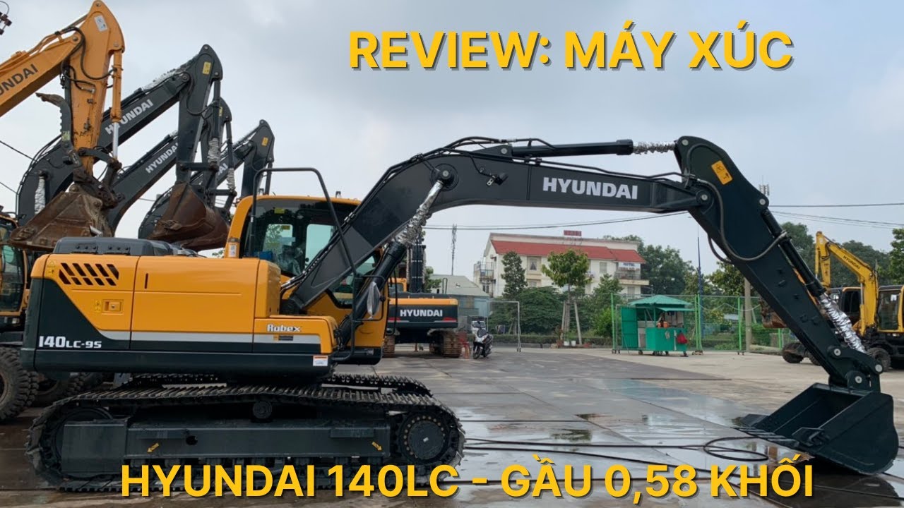 ОБЗОР: 100% НОВЫЙ ЭКСКАВАТОР HYUNDAI R140LC-9S