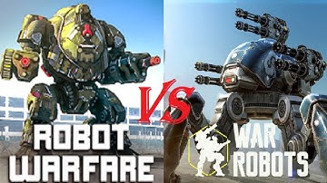 Robot Warfare Vs War Robots (Game Review)
