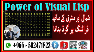 Northing Easting Grids Marking with flexible Distance