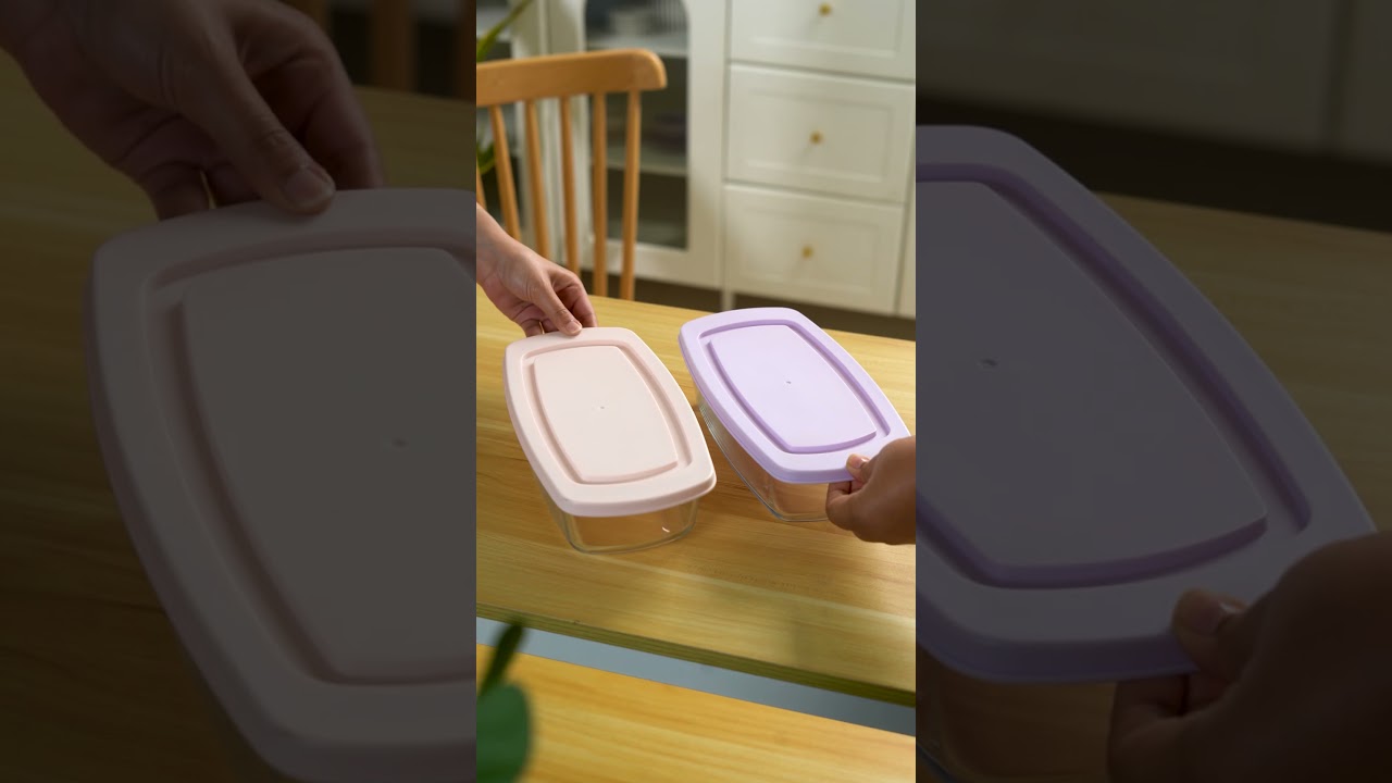 Reusable Glass Food Storage Containers