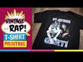 These Vintage Rap T-Shirts are off the CHAIN! ⛓ Screen Printing Vlog - Anatol Titan M