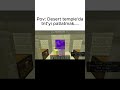 Pov: Desert temple'da TNT patlatmak