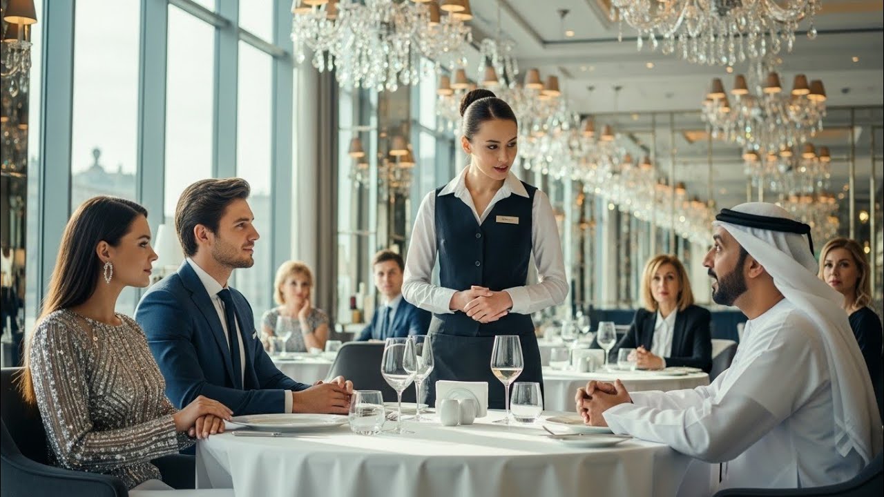 Девушка миллиардера унизила официантку — но её великолепный арабский язык удивил всех.