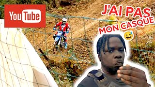 MOTOVLOG : MOTOCROSS A ARGANCY// J'AI PAS MON CASQUE POUR ROULER !!!!!