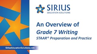 STAAR Grade7 Writing - Overview