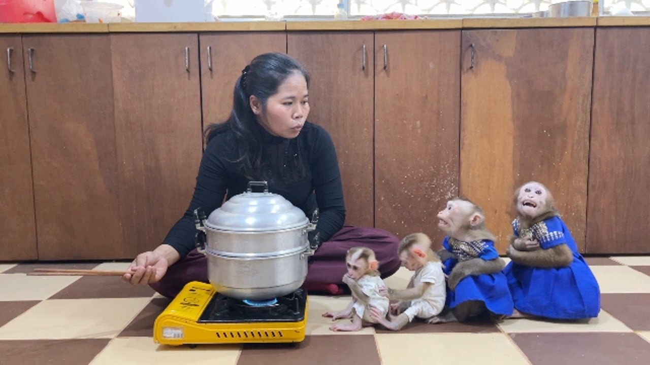 Mom Disciplnee Chichi,Linda,Ronaldo&Selena To Sit Ordery For Big P0t