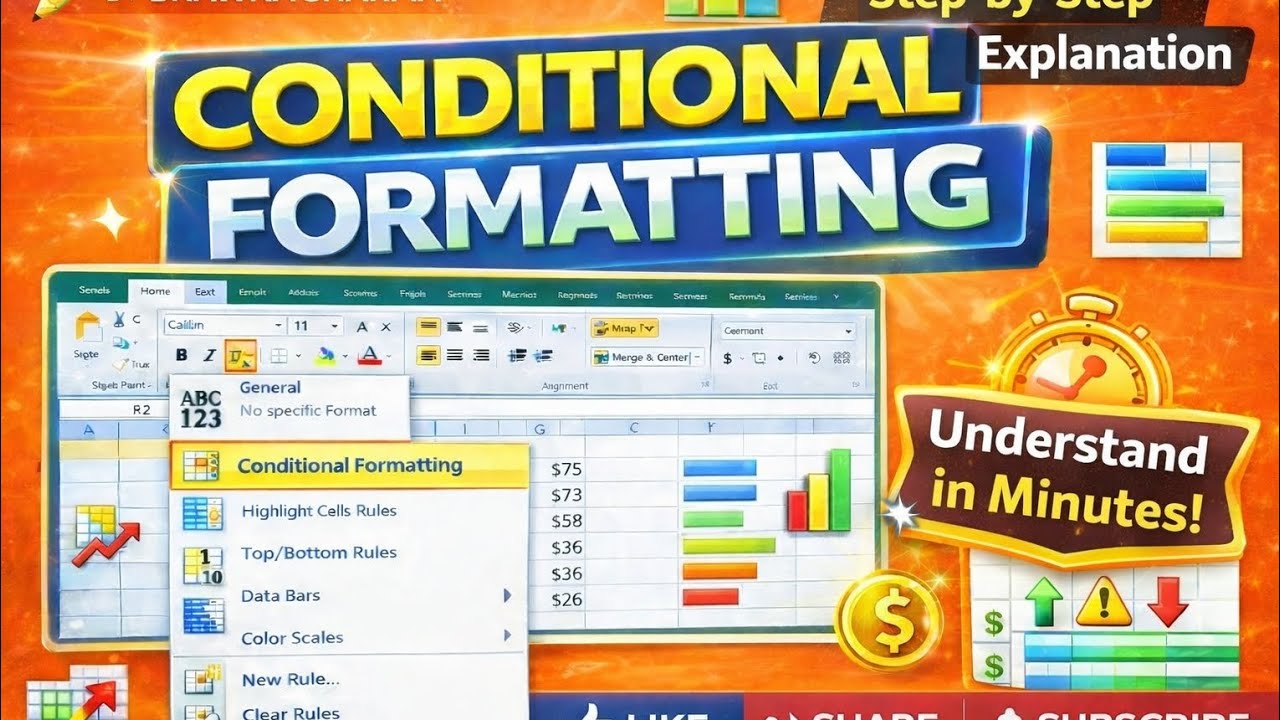Excel Conditional Formatting in Hindi | Step by Step Tutorial for ...