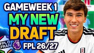MY NEW FPL GW1 DRAFT | BEST RANK 437 🌍| Fantasy Premier League 26/27