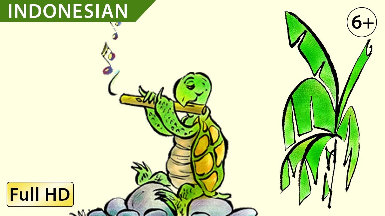 Turtle's Flute: Learn Indonesian (Bahasa) with subtitles - Story for