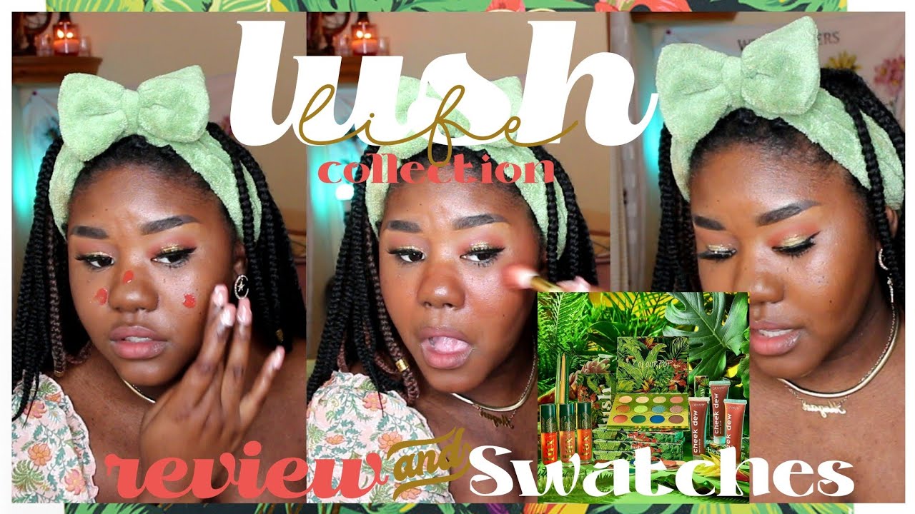 Colourpop LUSH LIFE COLLECTION REVIEW AND SWATCHES ~ finally one for the deeper people| Megan Blush