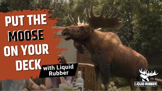 Liquid Rubber - Put the Moose on your Deck | Protect and Restore your Deck