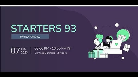 Break Free Codechef Solution || Starters 93 Solution #codechefsolution #pythonprogramming