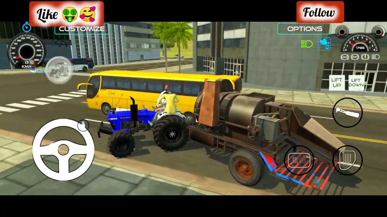 गांव से शहर जाते हुए🤑काका और पिताजी के साथ🤑 गेहूं निकालने की मशीन लेकर आई🚜गेहूं की नई मशीन का लुक