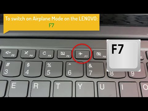 How To Turn off Airplane Mode on Windows 10 in Lenovo laptop