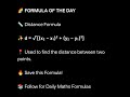 📏 Formula of the Day!! 📈 Find the distance between two points in a coordinate plane easily! 📚✨