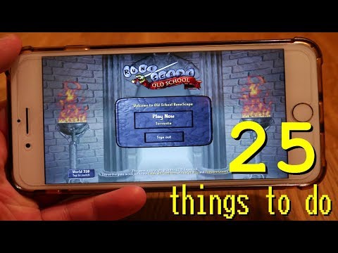 25 things to do on OSRS Mobile