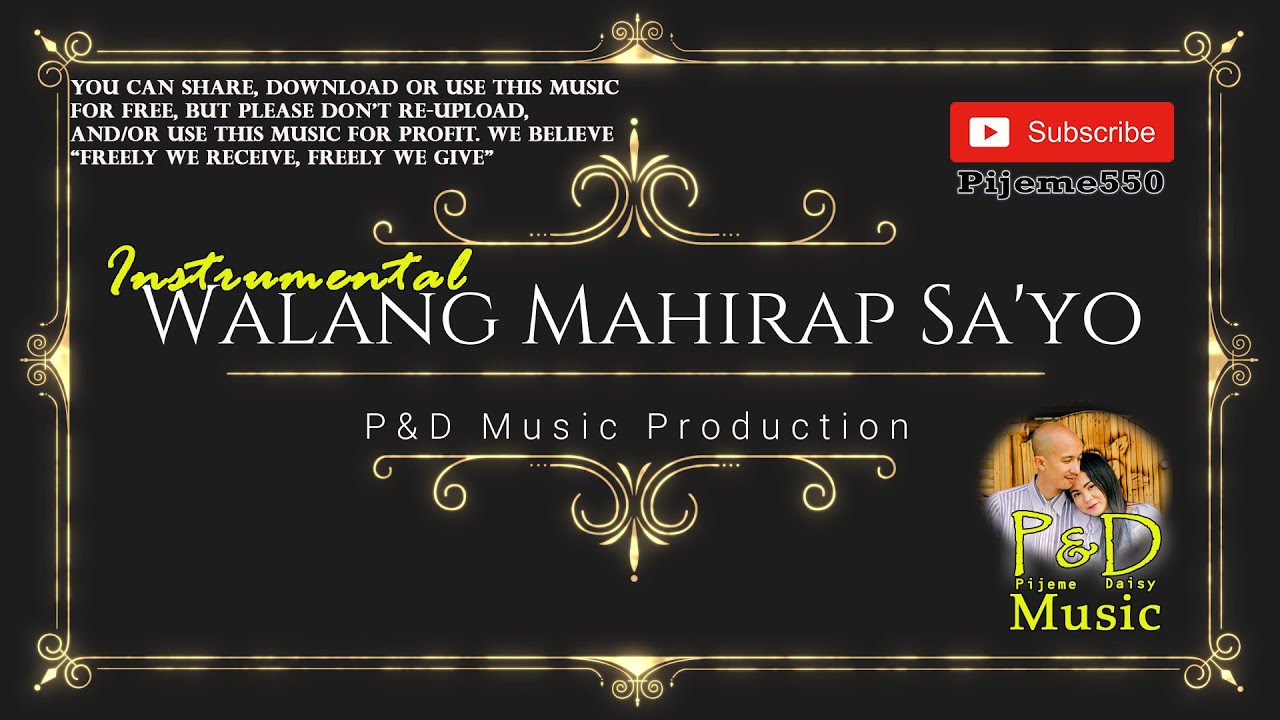 "Walang Mahirap Sa’yo" Instrumental HD/Studio/HQ - Lyrics+Chords+Piano