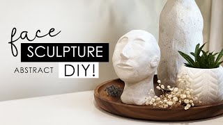 DESIGNING 'HIGH END' HOME DECOR: How to Sculpt an Abstract Face with Air Dry Clay by Erica by Design 1,392 views 1 year ago 10 minutes, 47 seconds